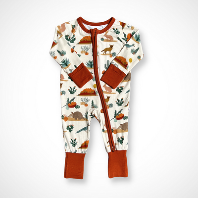 Unique Gender Neutral Bamboo Baby Pajamas