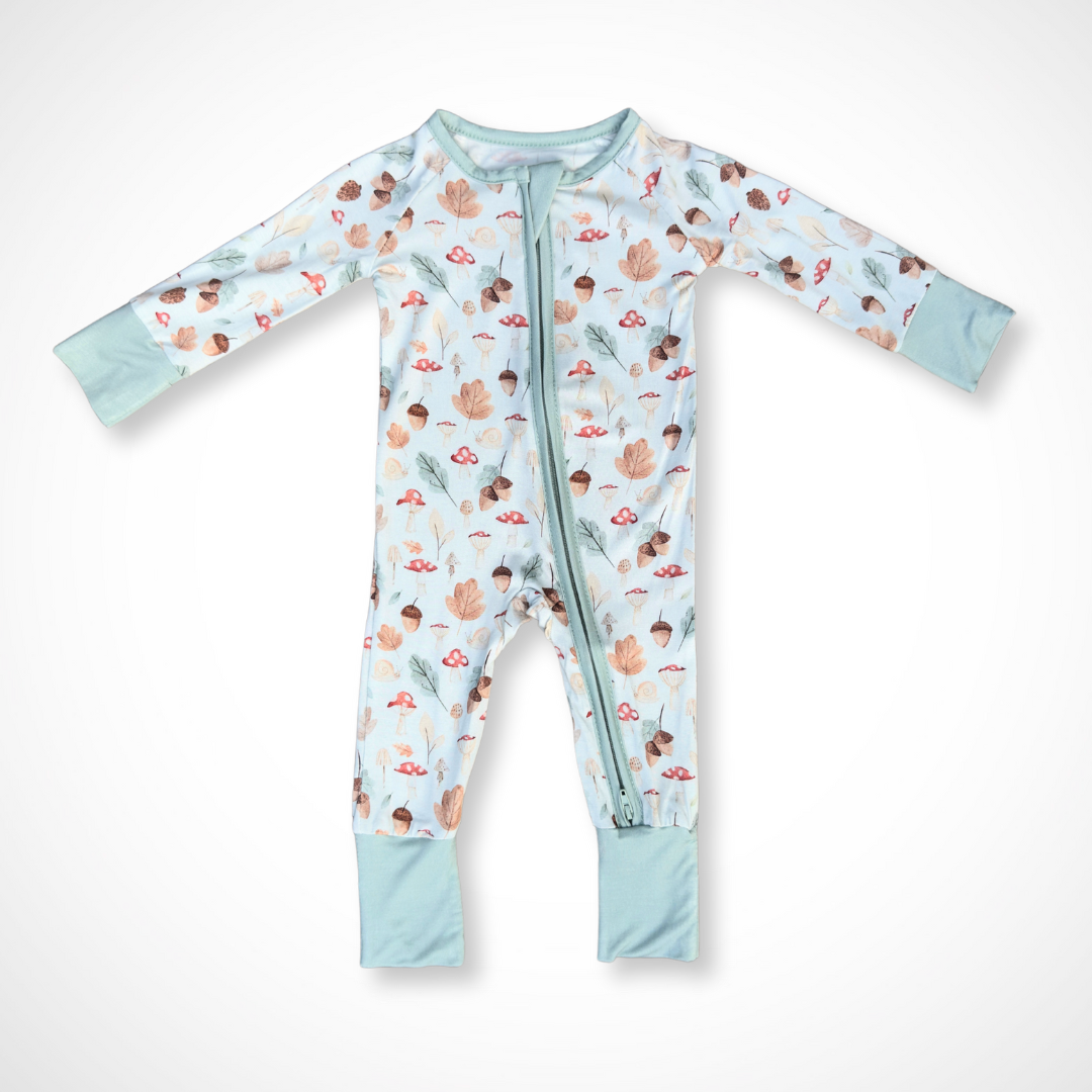 Gender-neutral baby bamboo pj