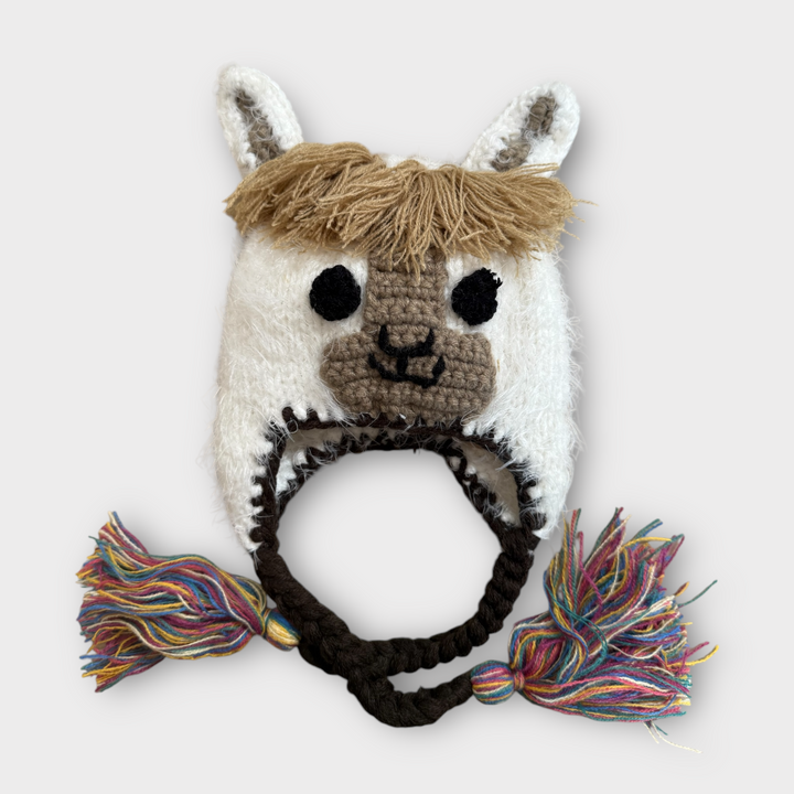 Unisex llama baby beanie