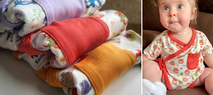 Colorful unisex organic baby clothing