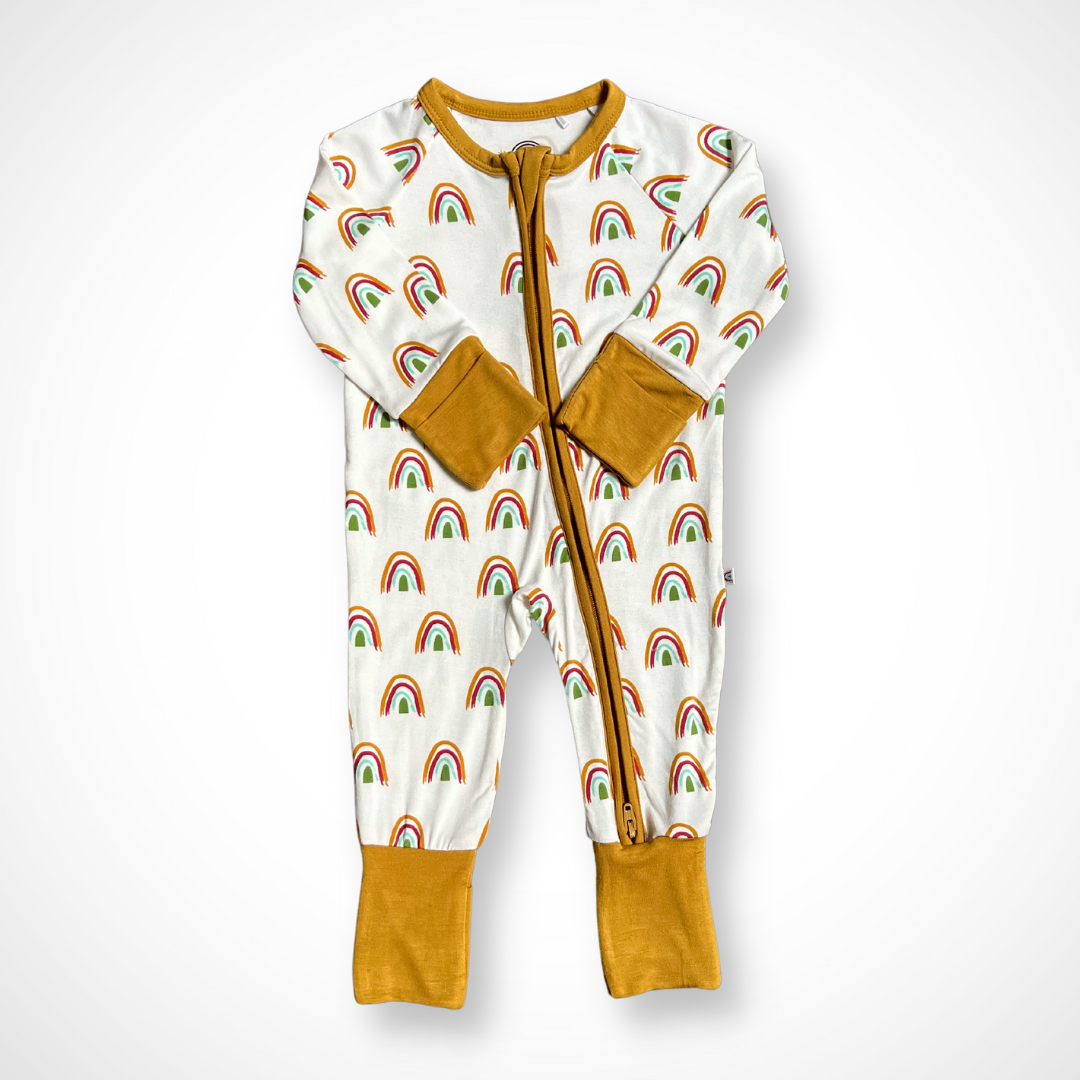 Gender Neutral Rainbow Baby Pajamas