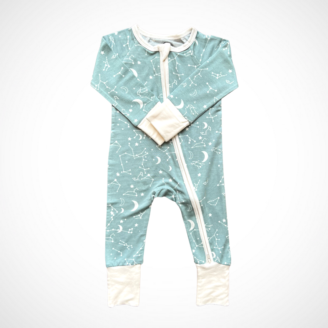 Gender-Neutral Bamboo Baby Pajamas
