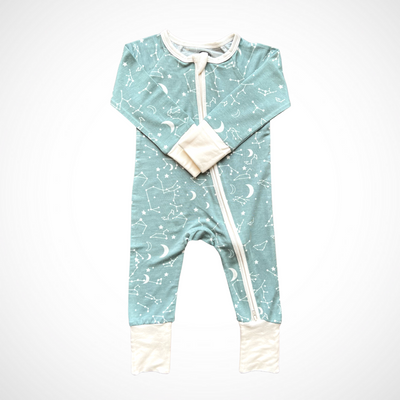 Gender-Neutral Bamboo Baby Pajamas